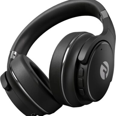 Raycon The Everyday Wireless Bluetooth Over Ear Headphones, with Active Noise Cancelling, Awareness Mode and Built in Microphone, IPX 4 Water Resistance, 40 Hours of Battery Life (Black)