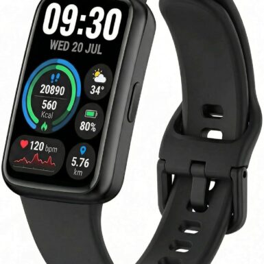 Fitness Tracker with Step/Distance/Calories Counter, Activity Tracker with Heart Rate Monitor, Slim Style Watch IP68 Waterproof, Sleep Monitor Tracker, Pedometer Watch for Women Men